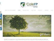 Tablet Screenshot of colefp.com